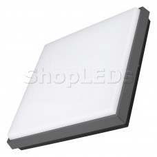 Светильник LGD-AREA-S300x300-30W Warm3000 (GR, 110 deg, 230V)