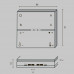 Беспроводная панель управления Maytoni Technical Управление светом  SLDRC034-8-W