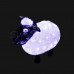 Акриловая светодиодная фигура "Овца" 30см, 56 светодиодов, IP65, 24В, NEON-NIGHT, SL513-401